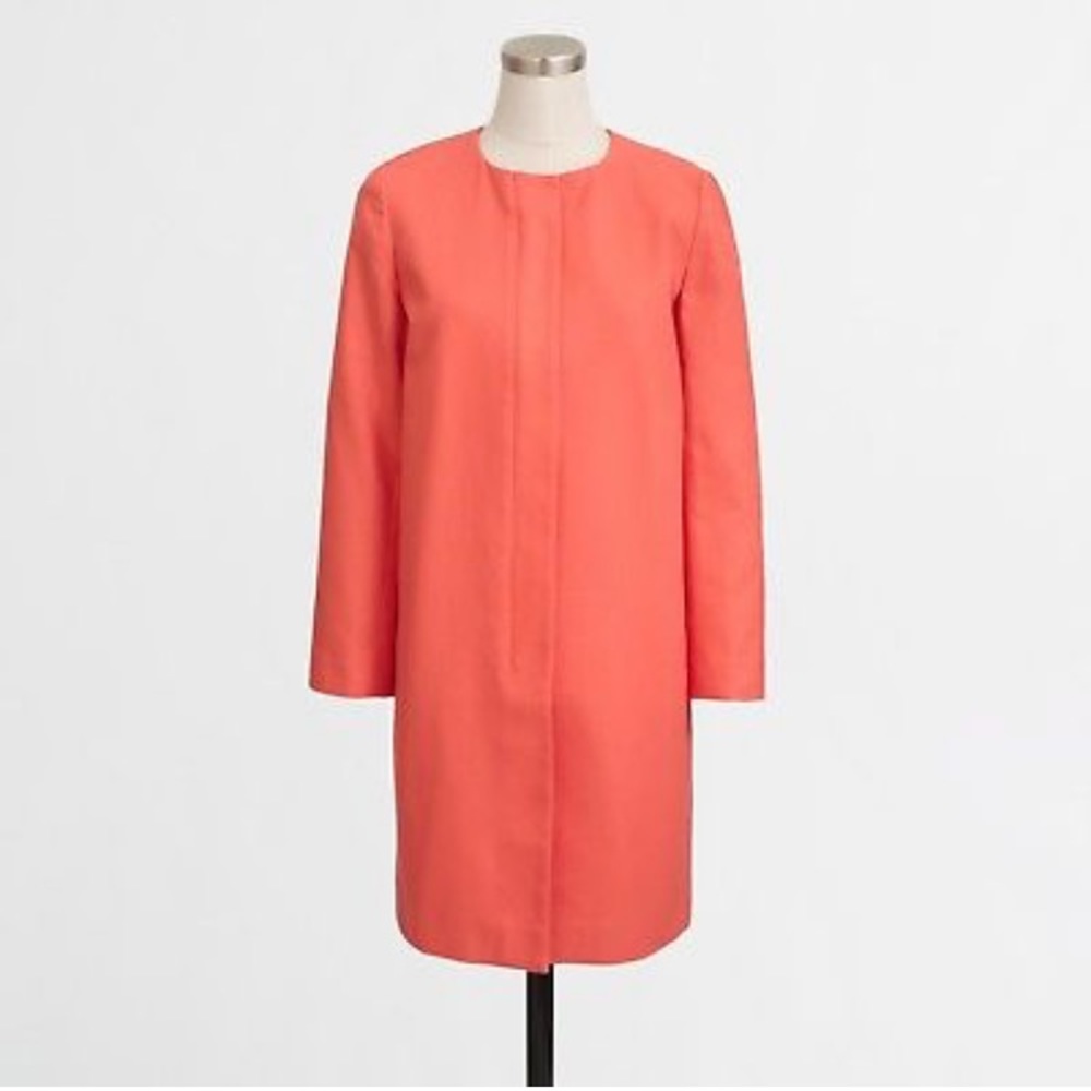 Size 6 J.Crew Collarless Jacket